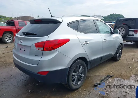 2014 Hyundai Tucson Se from USA, damaged, VIN KM8JUCAG8EU871469